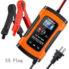 FOXSUR 12V 5A smart battery charger with standard US plug