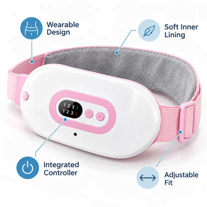 Heated Waist Wrap with Hot & Cold Compress — features overview