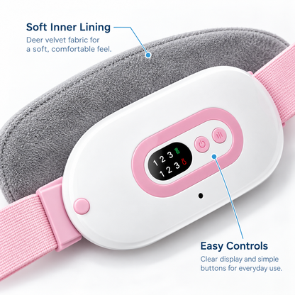 Heated Waist Wrap with Hot & Cold Compress — detail product view