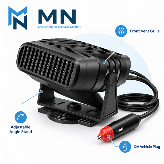 12V/24V Windshield Defroster & Car Heater — front product view