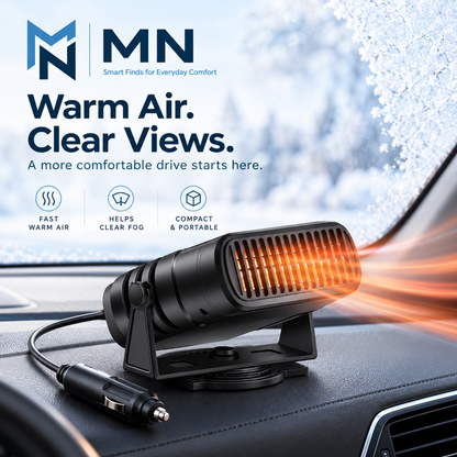 12V/24V Windshield Defroster & Car Heater — lifestyle use image
