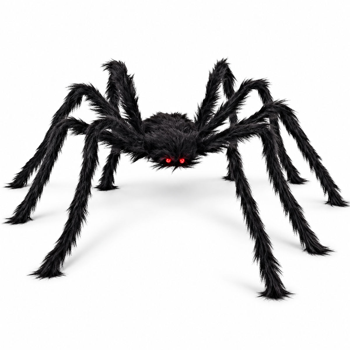 Giant Plush Halloween Spider with Posable Legs — hero product image