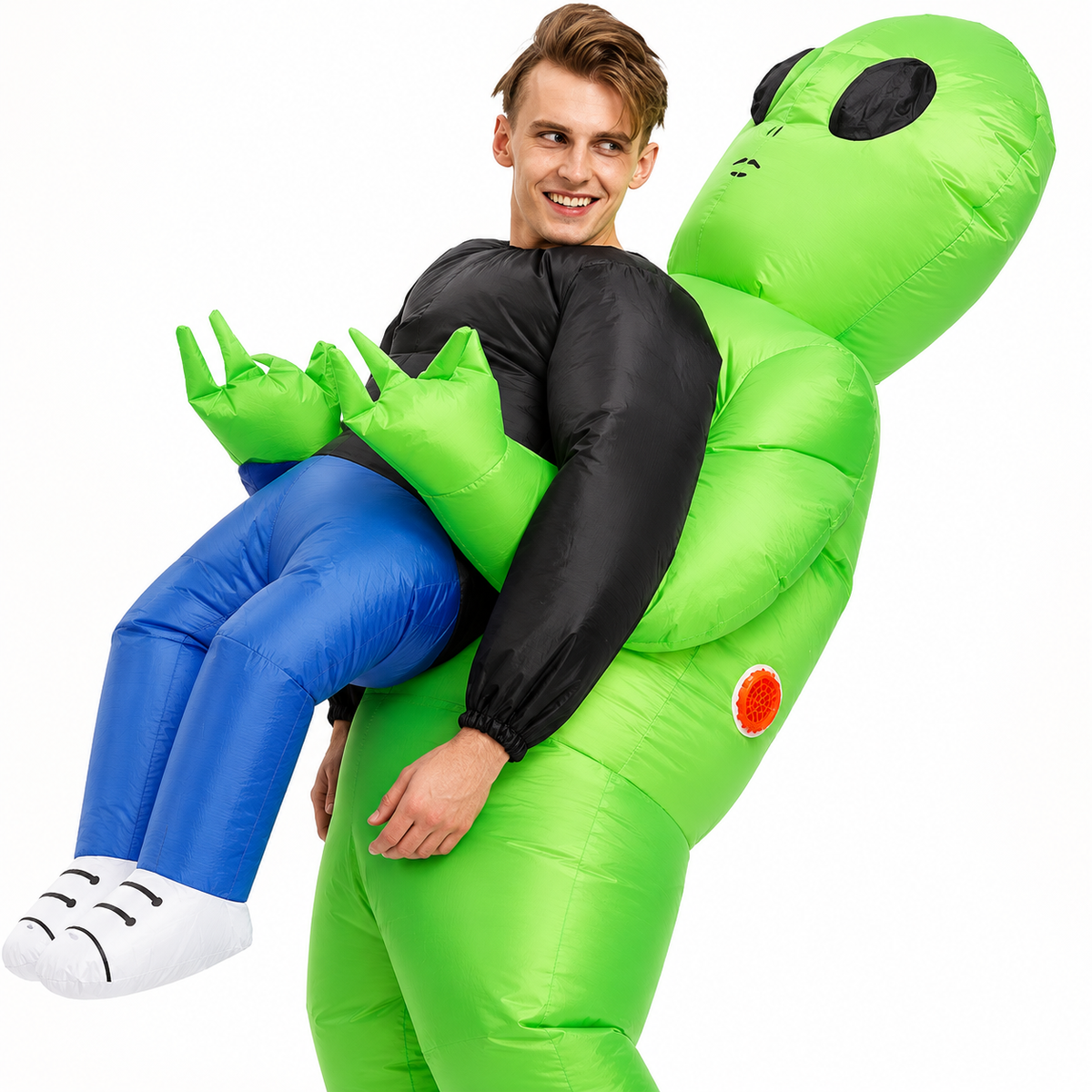 Alien Abduction Inflatable Costume for Adults — detail product view