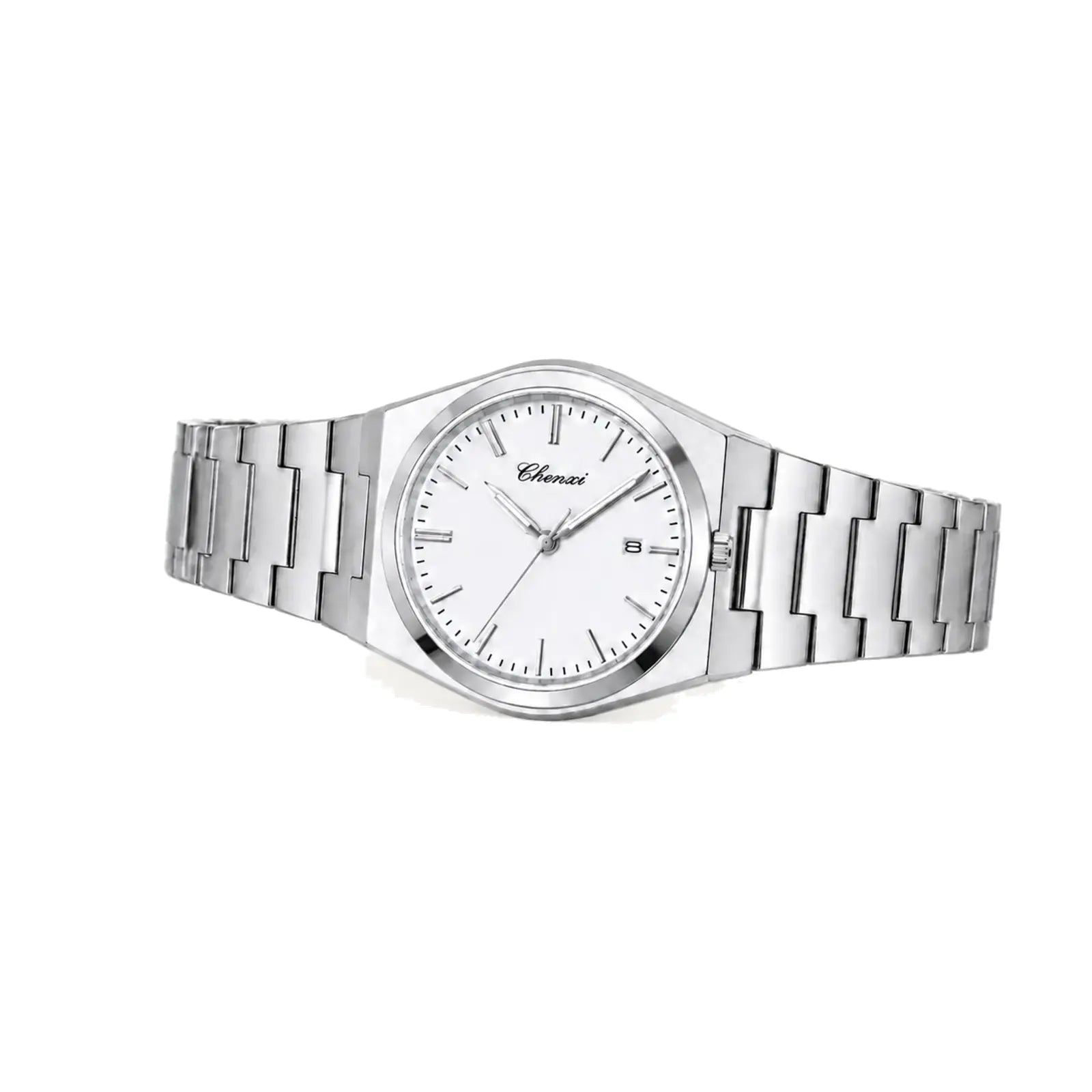 CHENXI Stainless Steel Watch with Ice White dial