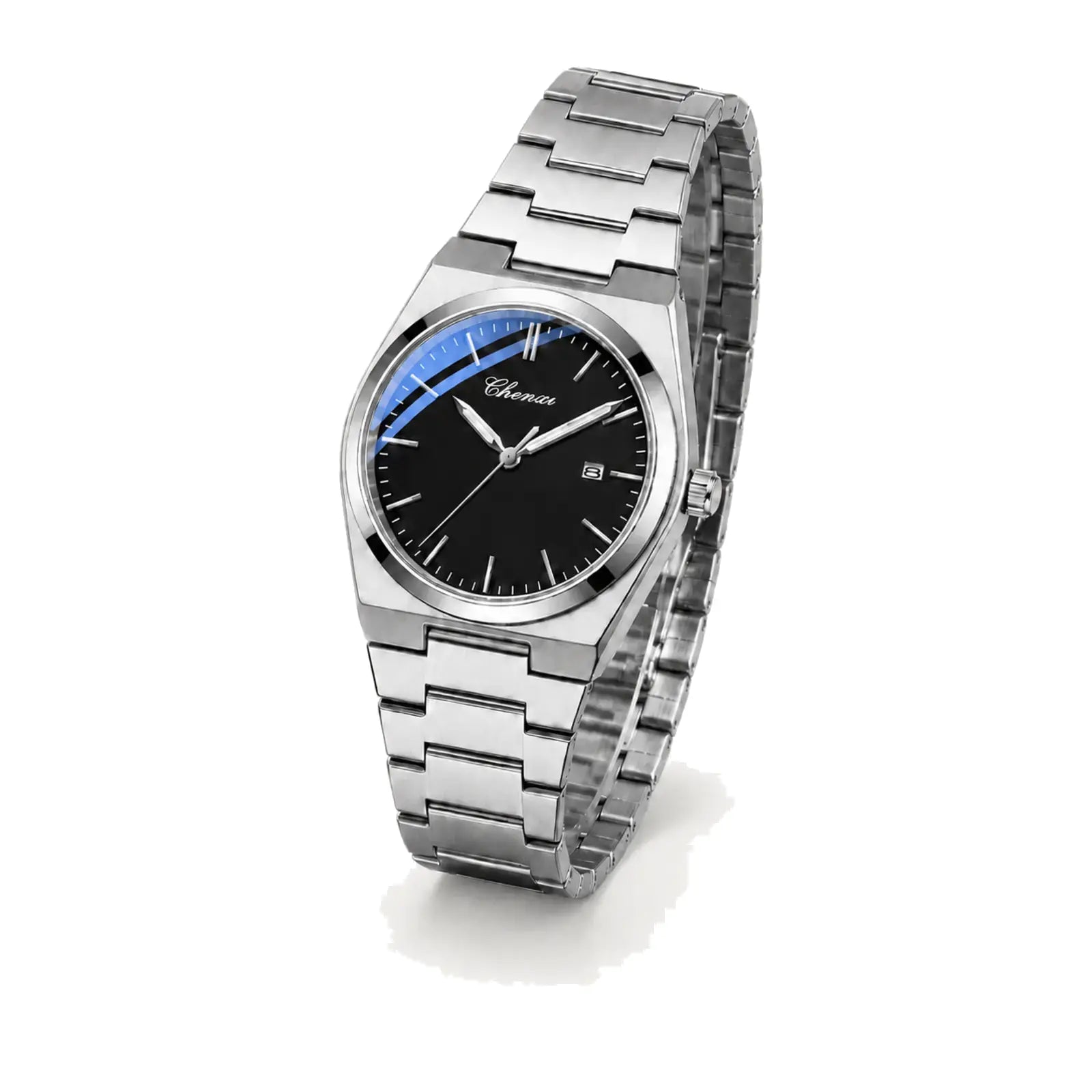 CHENXI Stainless Steel Watch with Obsidian dial