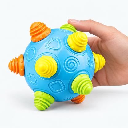 Musical Dancing Baby Bouncing Ball — scale view