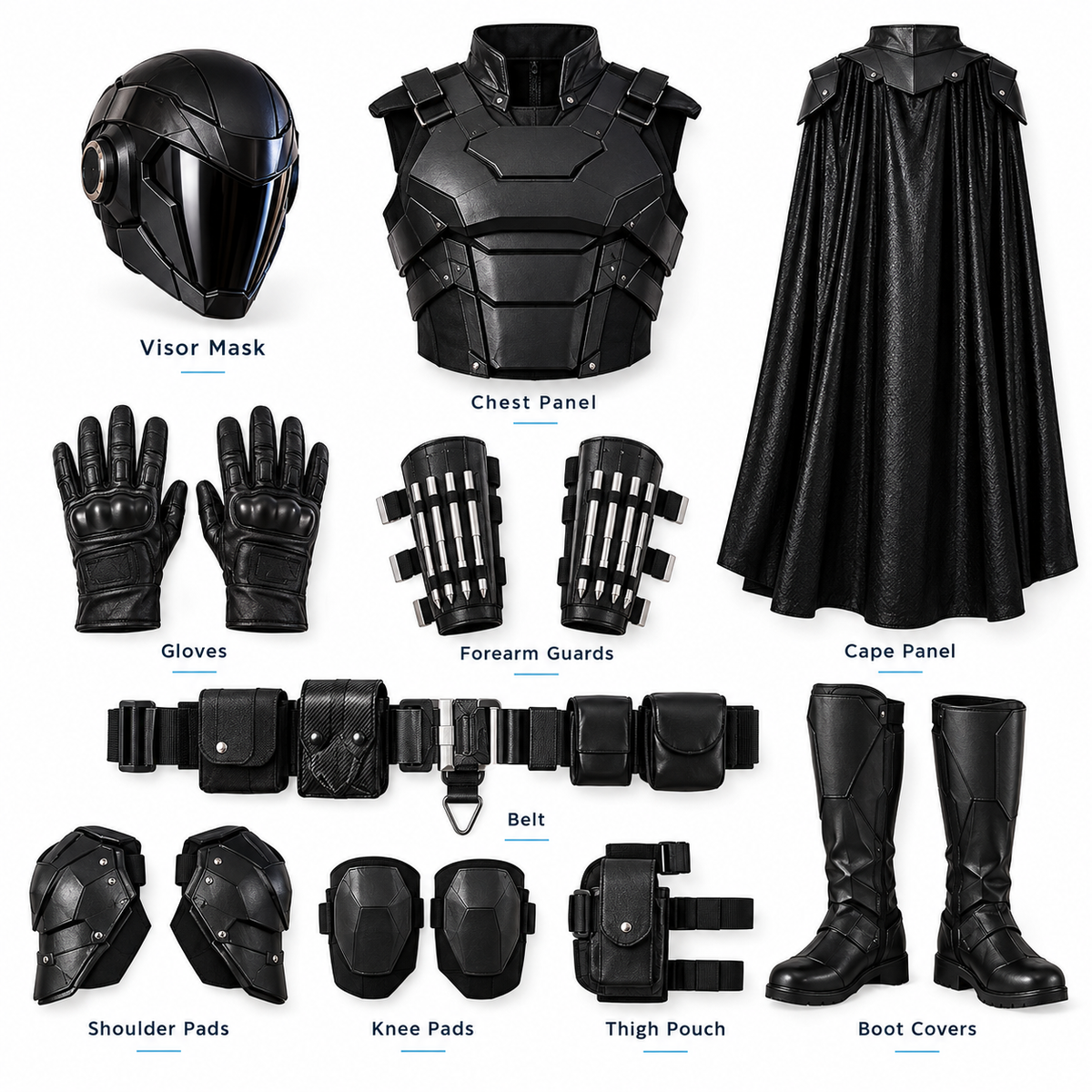Premium Dark Knight Costume — feature overview