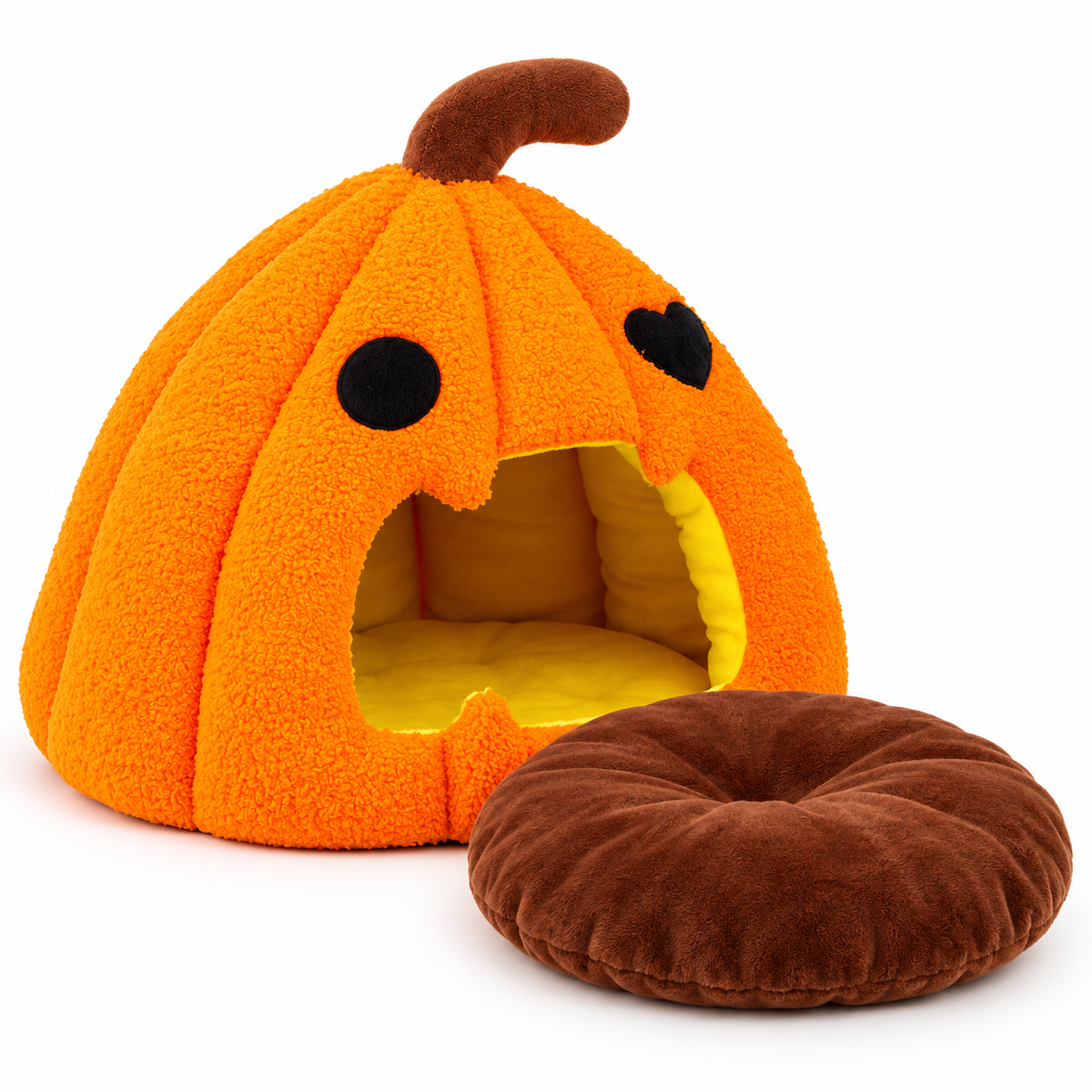 Pumpkin Pet Bed — feature overview