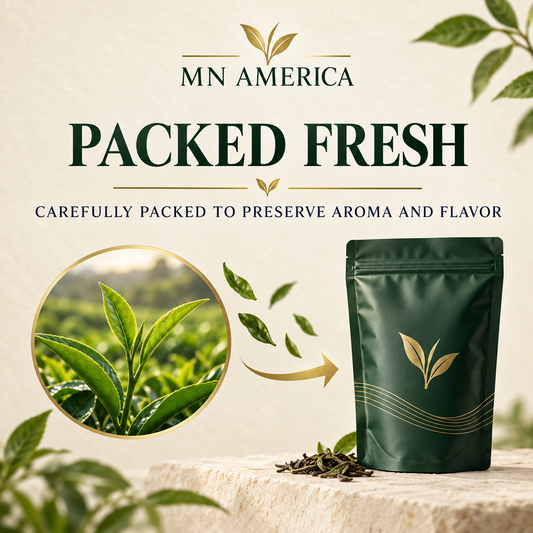 MN America tea packed fresh